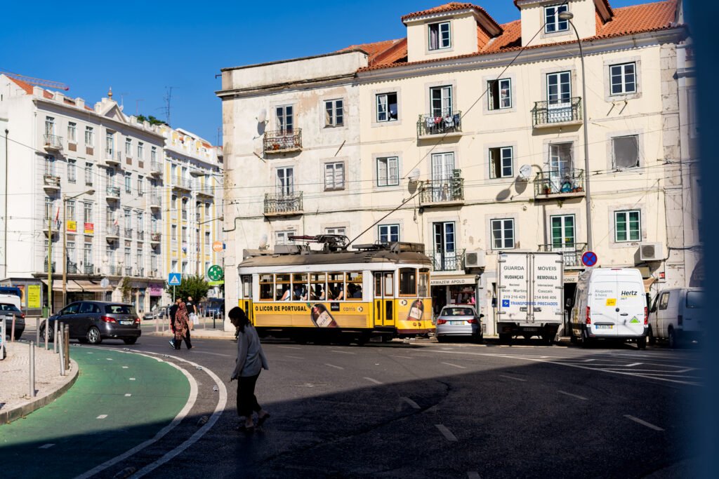 Yellow Tram Lisbon